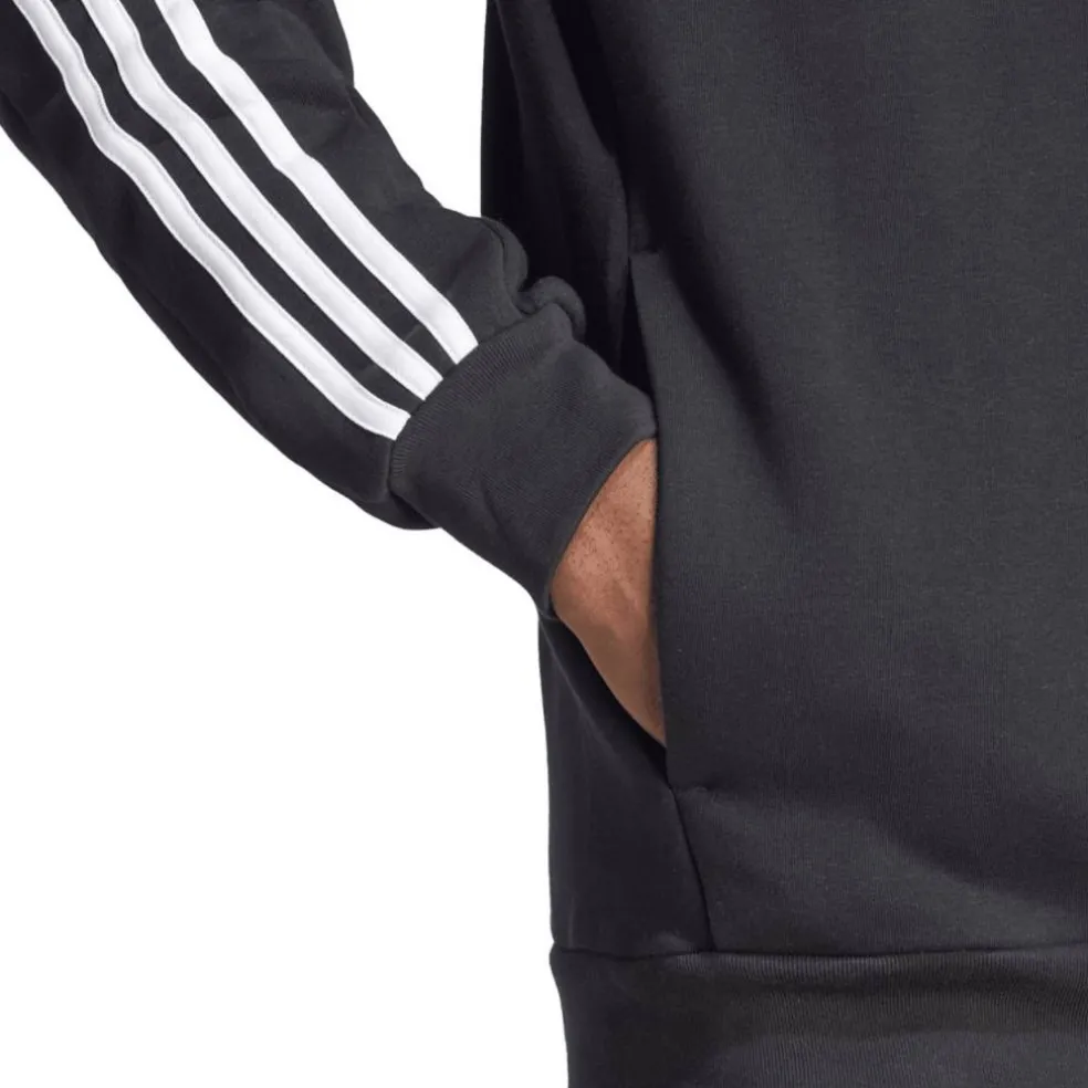 Essentials 3-Streifen Kapuzenjacke Herren Kapuzensweater