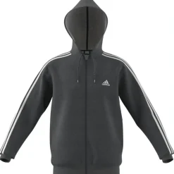 Essentials 3-Streifen Kapuzenjacke Herren Kapuzensweater