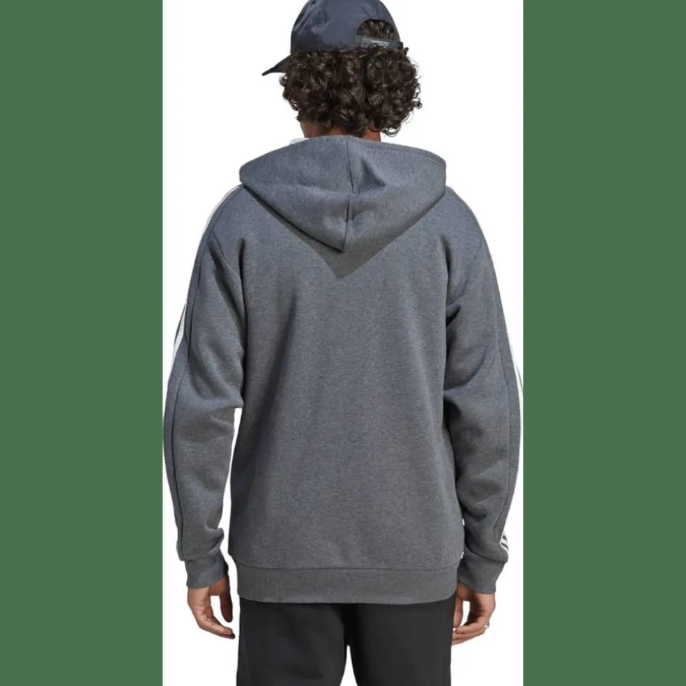 Essentials 3-Streifen Kapuzenjacke Herren Kapuzensweater