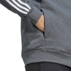 Essentials 3-Streifen Kapuzenjacke Herren Kapuzensweater