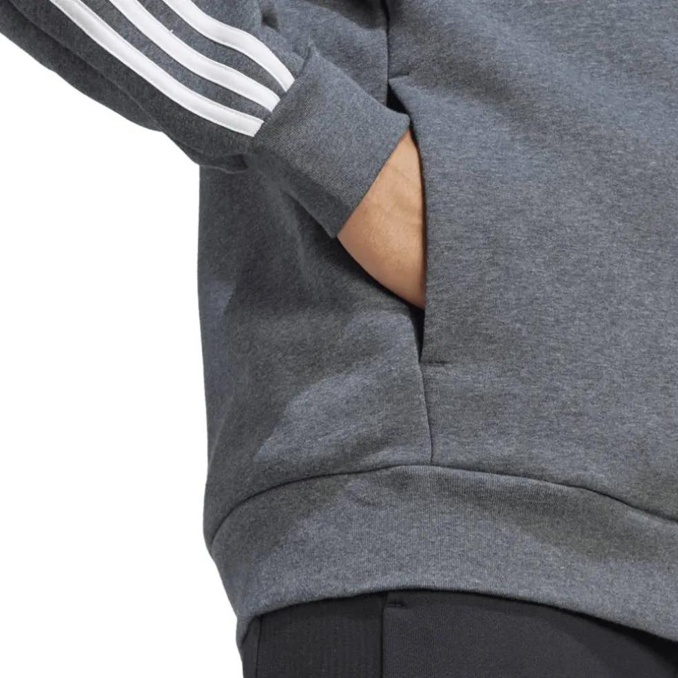 Essentials 3-Streifen Kapuzenjacke Herren Kapuzensweater
