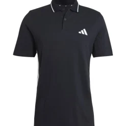 Essentials 3-Streifen Piqué Herren Poloshirt