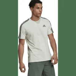 Essentials 3-Streifen T-Shirt Herren T-Shirt