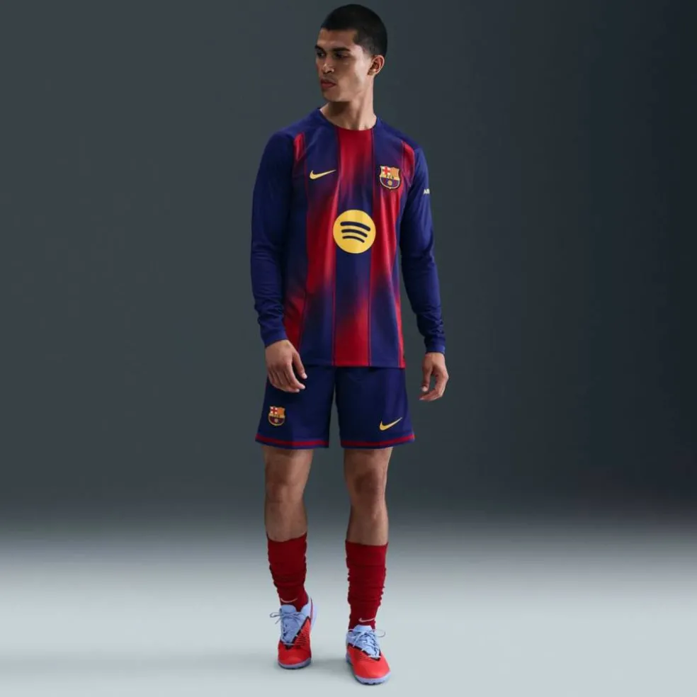 FC Barcelona 2025/26 Stadium Heim Dri-Fit Replica Herren Shorts