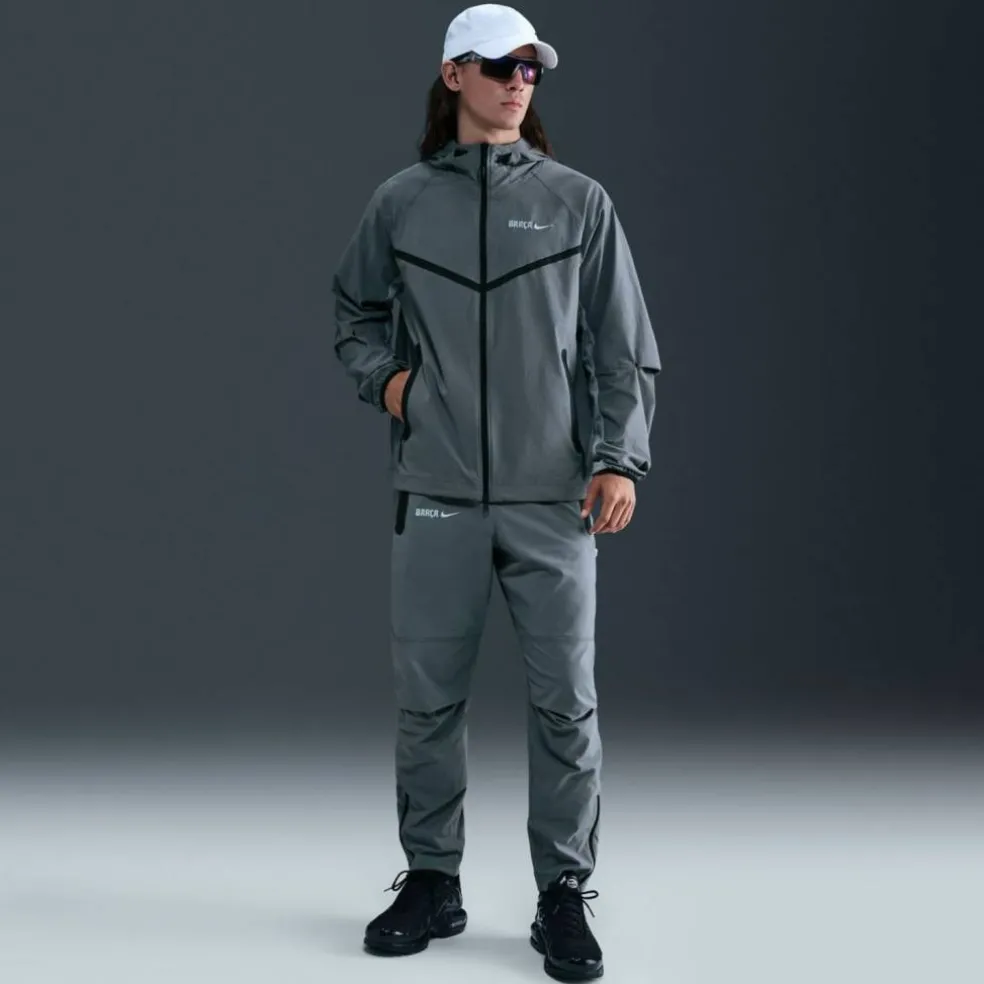 FC Barcelona Tech Windrunner Full-Zip Woven Herren Fußballjacke