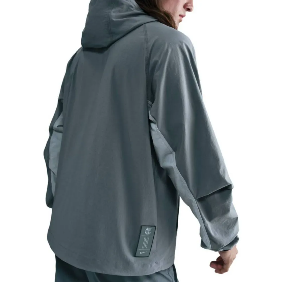 FC Barcelona Tech Windrunner Full-Zip Woven Herren Fußballjacke