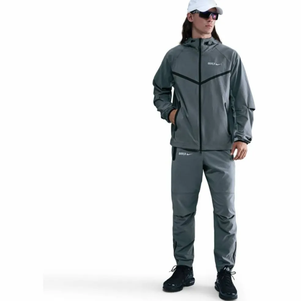 FC Barcelona Tech Windrunner Full-Zip Woven Herren Fußballjacke
