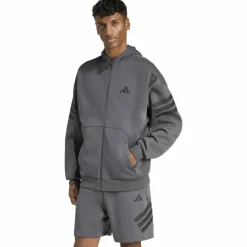 Future Icons 3-Streifen Herren Kapuzensweater