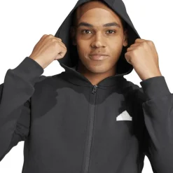 Future Icons 3-Streifen Kapuzenjacke Herren Kapuzensweater