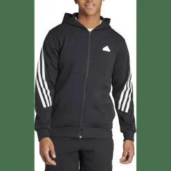 Future Icons 3-Streifen Kapuzenjacke Herren Kapuzensweater