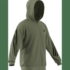 Future Icons 3-Streifen Kapuzenjacke Herren Kapuzensweater
