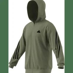 Future Icons 3-Streifen Kapuzenjacke Herren Kapuzensweater