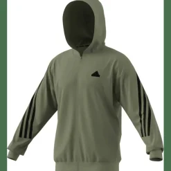 Future Icons 3-Streifen Kapuzenjacke Herren Kapuzensweater