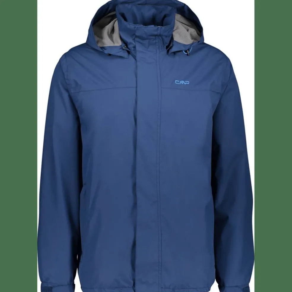 Jacket Snaps Hood Herren Regenjacke