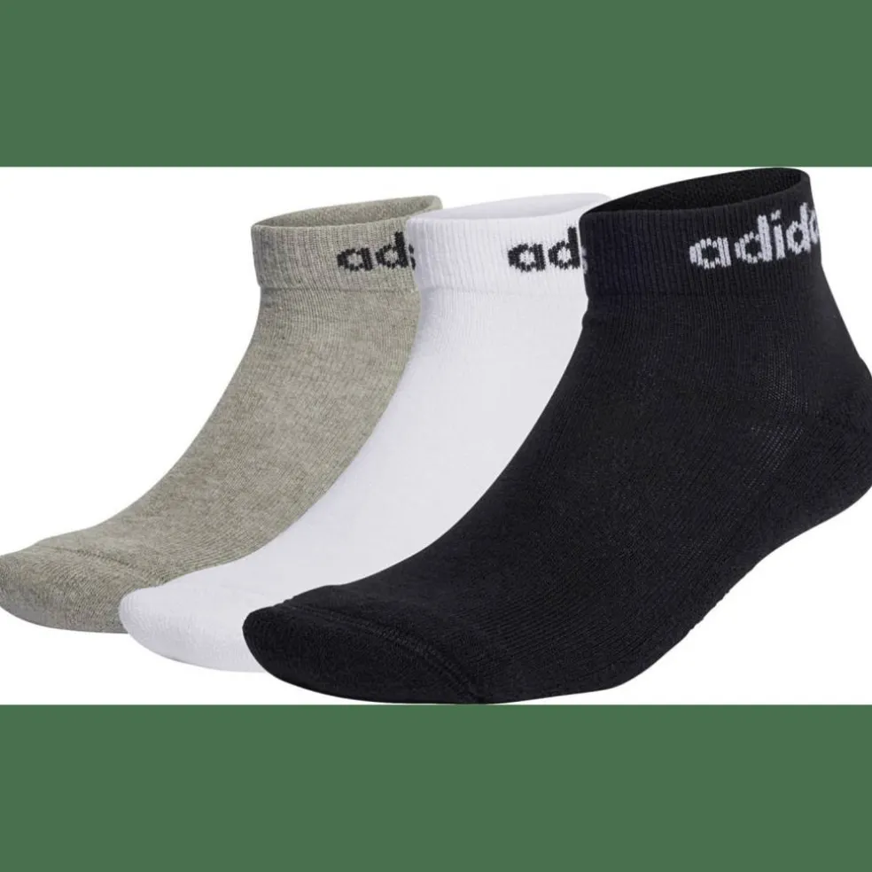 Linear Cushioned Ankle 3er-Pack Unisex Socken