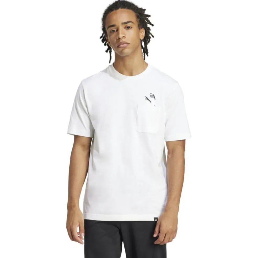 Lounge Slides Graphic Pocket Herren T-Shirt