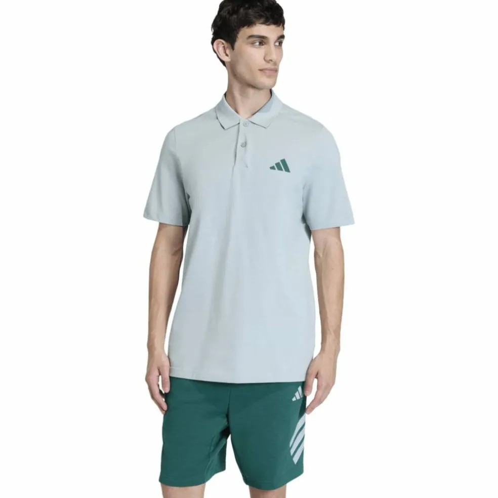 MEN Small Logo Pique Polo Shirt Herren Poloshirt