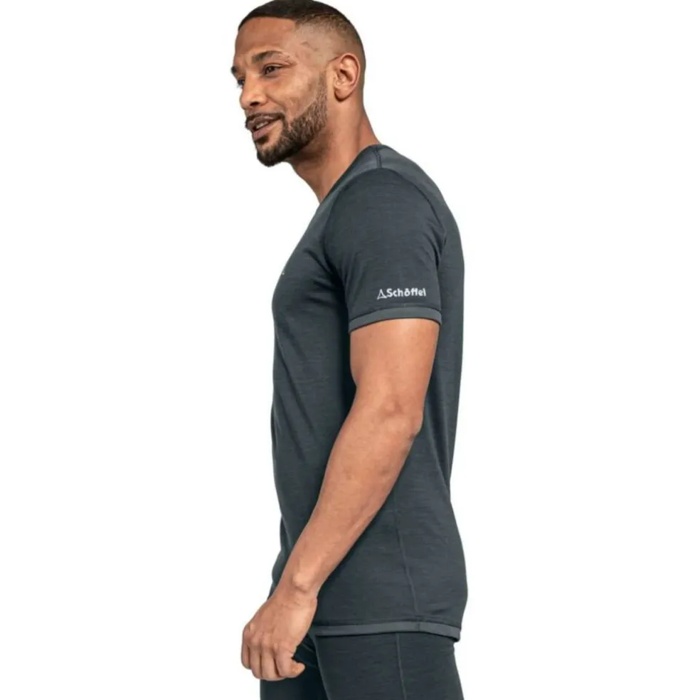Merino Sport 1/2 Arm Herren Unterhemd