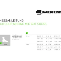 Outdoor Merino Mid Cut Herren Strümpfe