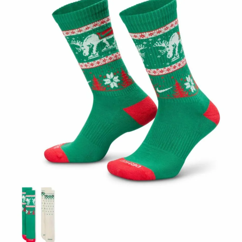 P Cushion Crew 2PR Unisex Socken