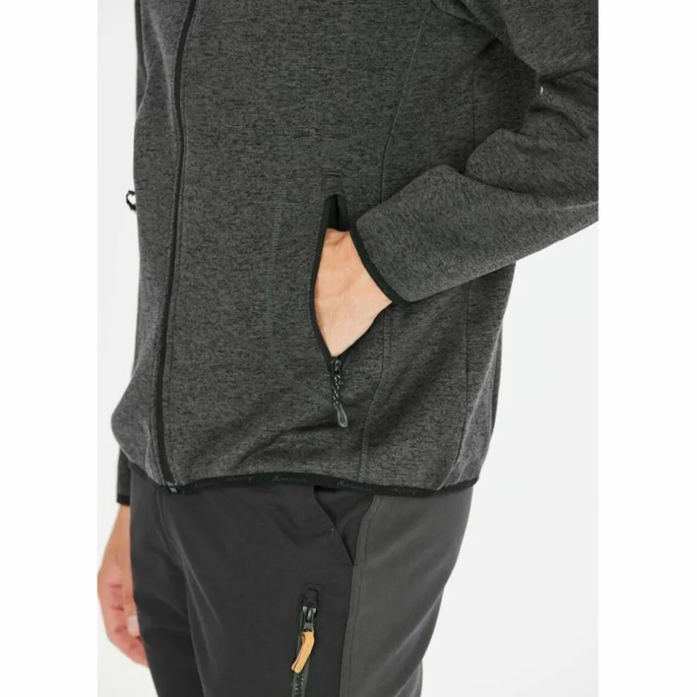 Sampton Melange Fleece Herren Fleecejacke