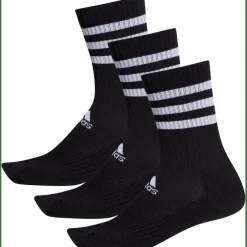 3-Streifen Cushioned Crew 3er-Pack Unisex Socken