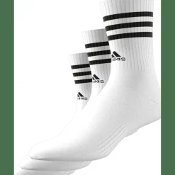 3-Streifen Cushioned Crew 3er-Pack Unisex Socken