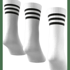 3-Streifen Cushioned Crew 3er-Pack Unisex Socken
