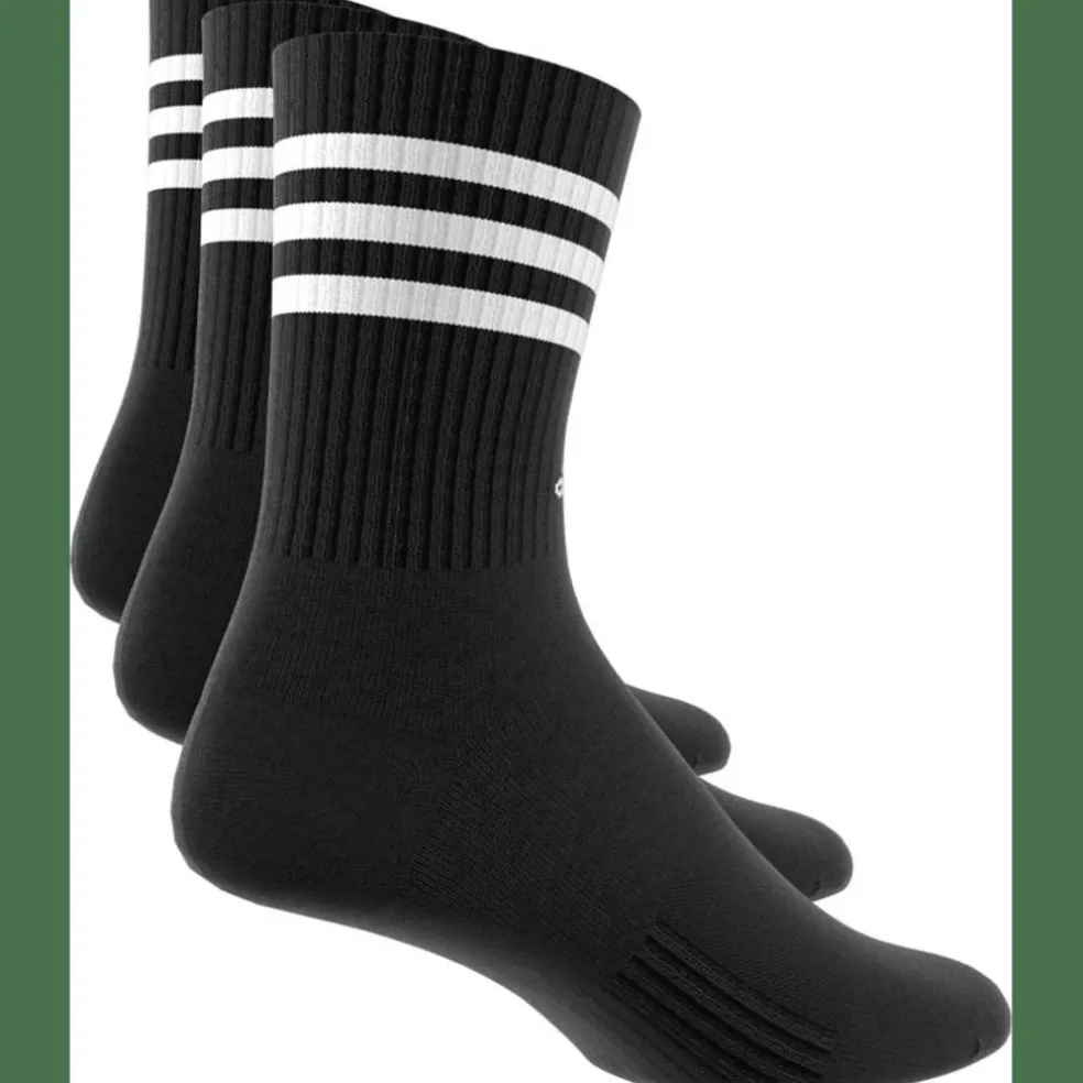 3-Streifen Cushioned Crew 3er-Pack Unisex Socken