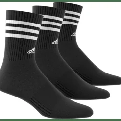 3-Streifen Cushioned Crew 3er-Pack Unisex Socken