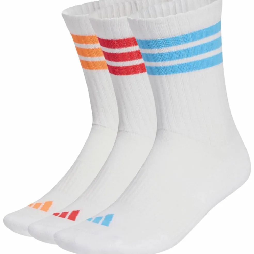 3-Stripes Cushioned Sportswear Crew Socks 3er-Pack Unisex Socken