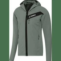 Terrex Techrock Hooded Wind Fleecejacke Herren Jacke