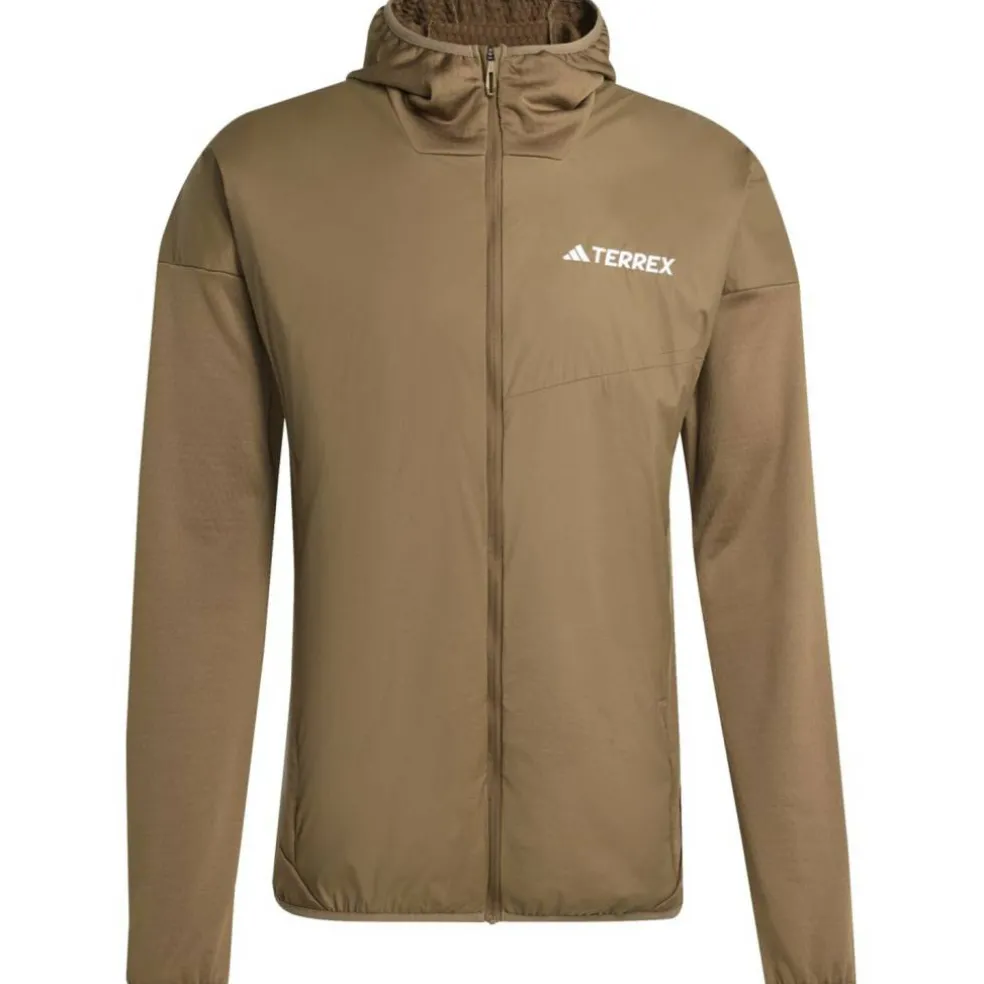 Terrex Xperior Climawarm+ Wind Light Fleece Hooded Herren Midlayer