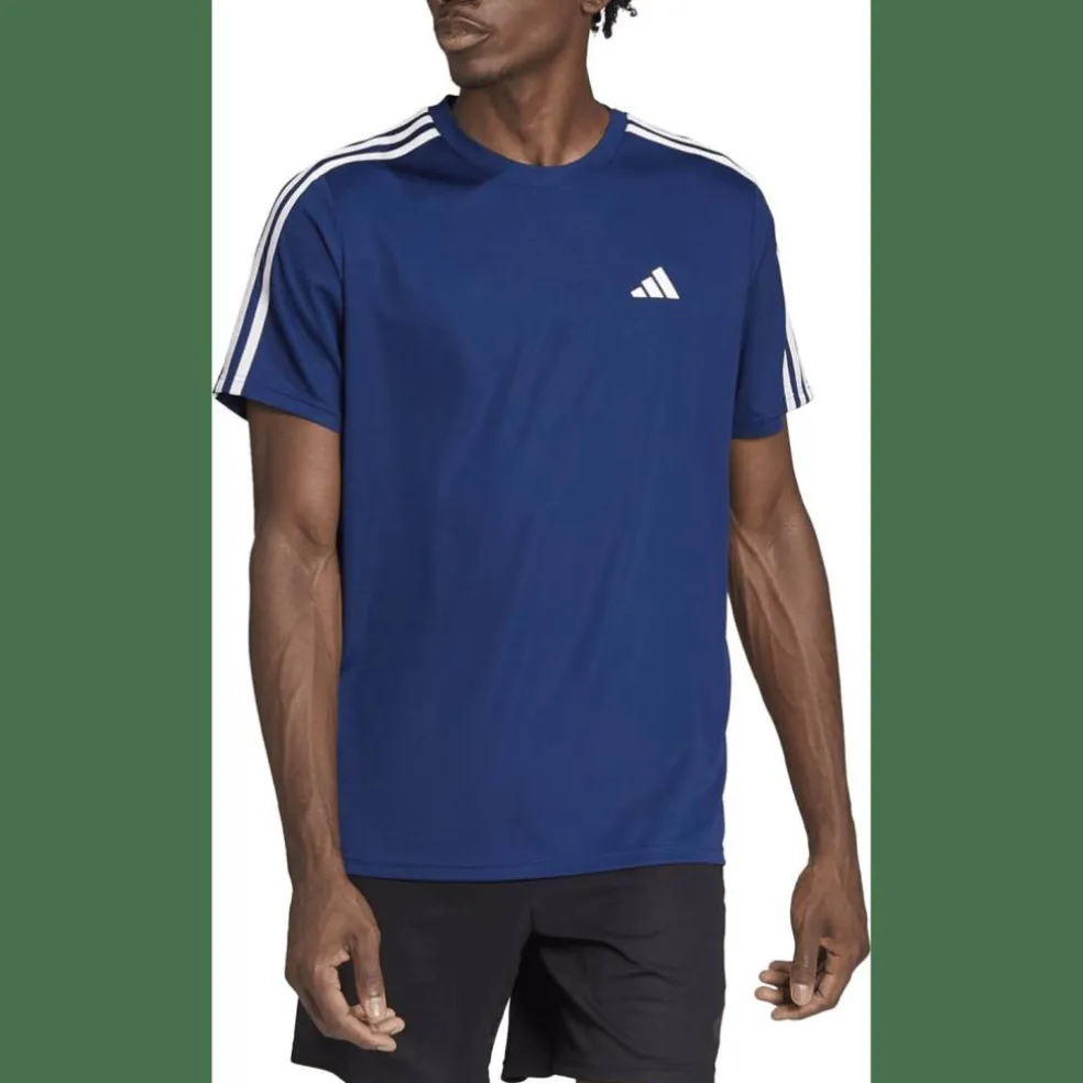 Train Essentials 3-Streifen Training T-Shirt Herren T-Shirt