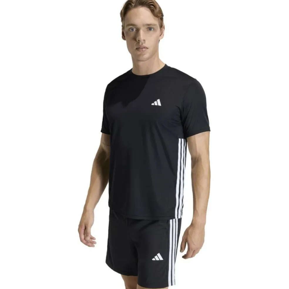 Workout Essentials Base 3-Stripes T-Shirt Herren T-Shirt