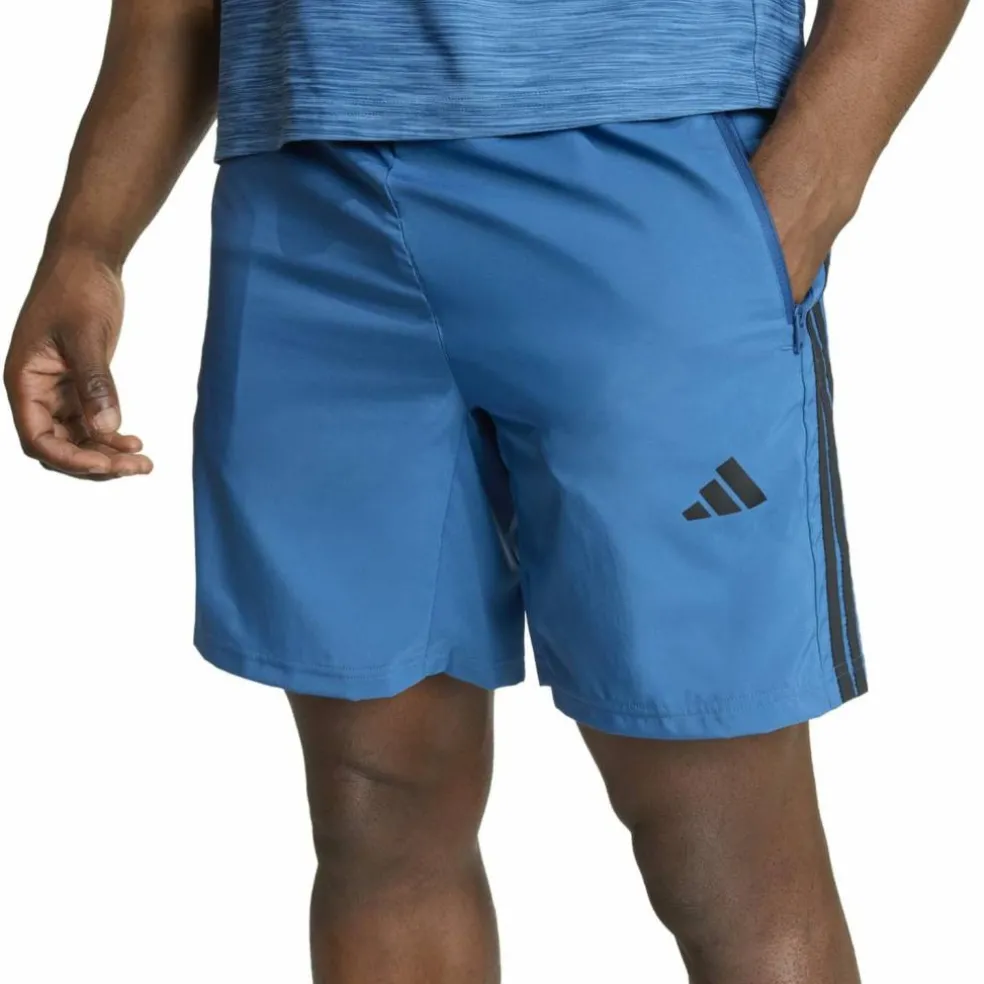 Workout Essentials Base 3-Stripes Woven Short 7inch Herren Shorts