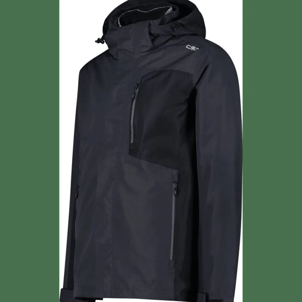 Zip Hood Detachable Inner Herren Doppeljacke
