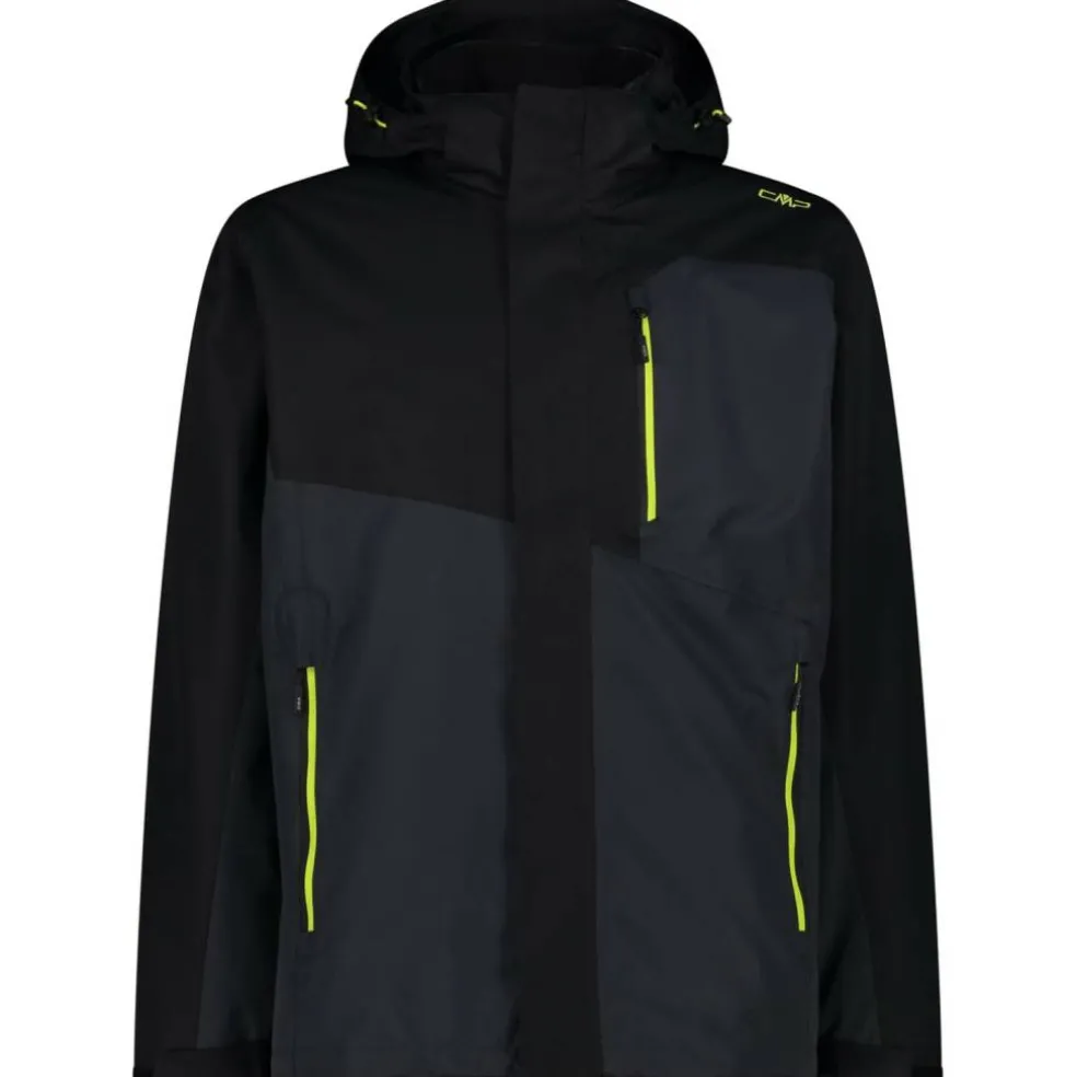 Zip Hood Detachable Inner Herren Doppeljacke