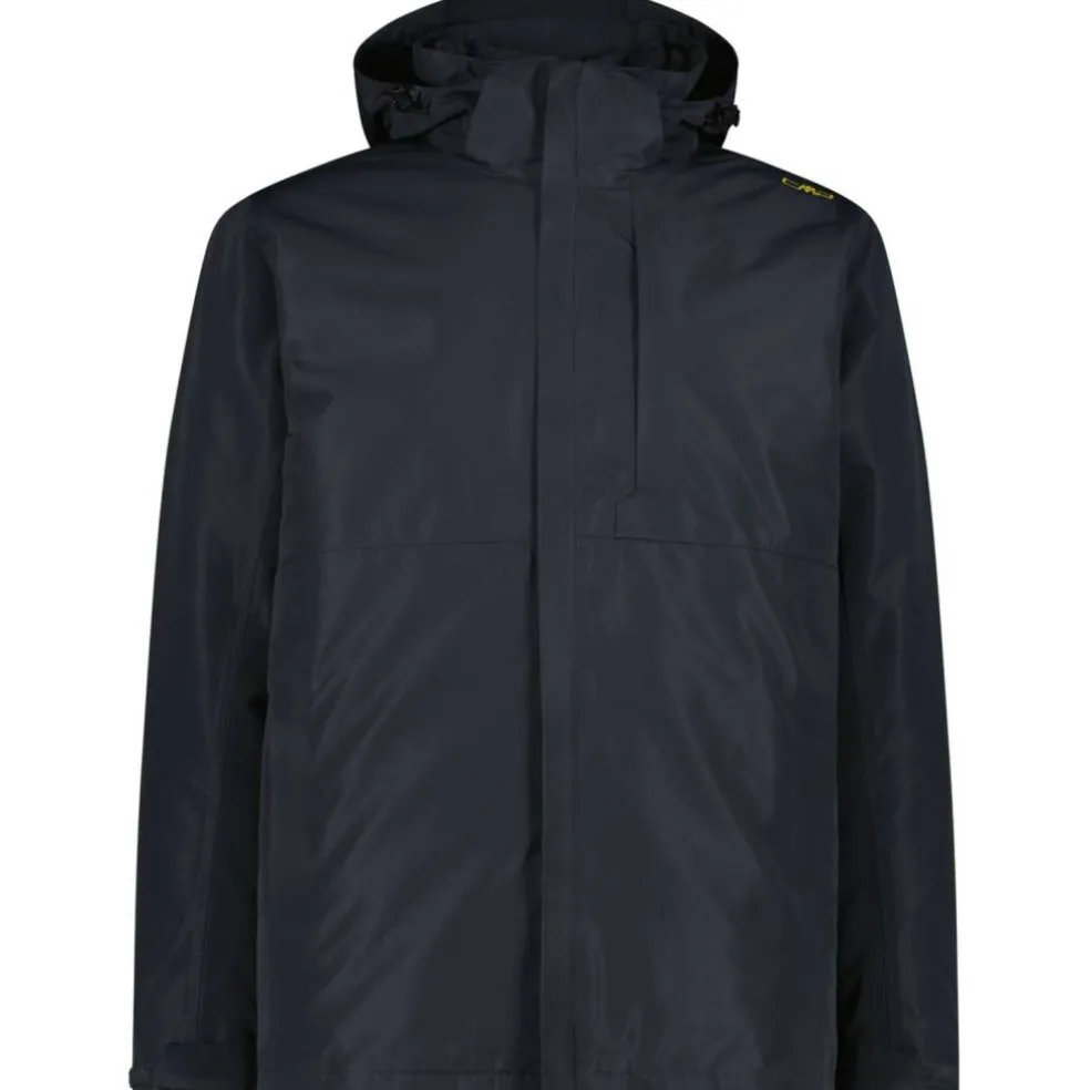 Zip Hood Detachable Inner Herren Doppeljacke